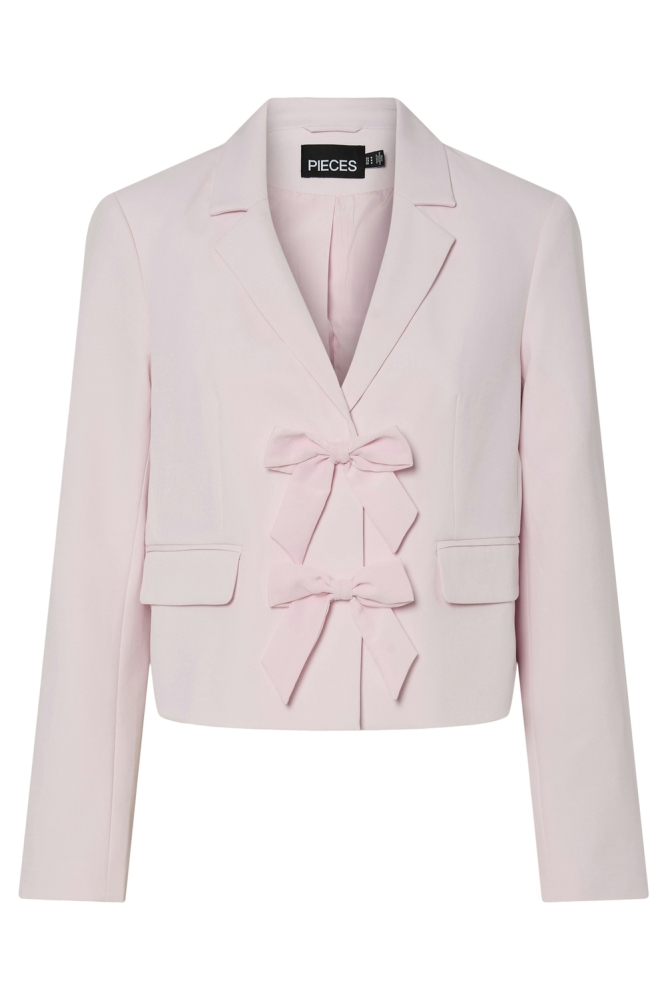 PCTIGERLILI BOW BLAZER 17156958 PINK-A-BOO